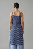 Indigo Printed Cotton Slip Kurta