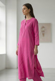 Fuchsia Pink Straight Kurta