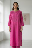 Fuchsia Pink Straight Kurta