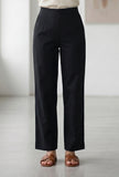 Set Of 2: Black Gathered A-Line Kurta Set