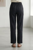 Set Of 2: Black Gathered A-Line Kurta Set
