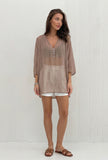 Mocha Mist Tunic & Shorts Co-ord Set