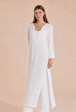 Ivory Essence Straight Kurta