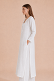 Ivory Essence Straight Kurta