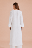 Ivory Essence Straight Kurta