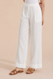 Ivory Breeze Wide-Leg  Palazzo