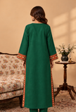 Emerald Green Cashmilon Phiran with Kutch Embroidered Lace- Free Size