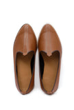 Caramel Brown Cruelty Free Leather Jutti- For Men