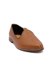 Caramel Brown Cruelty Free Leather Jutti- For Men