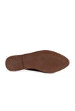 Tan Brown Cruelty Free Leather Slider Jutti- For Men