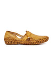 Beige Tan Pure Leather Loafers- For Men