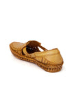 Beige Tan Pure Leather Loafers- For Men