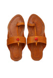 Avyan Pure Leather Kolhapuri Flats- For Men