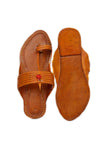 Avyan Pure Leather Kolhapuri Flats- For Men