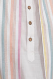 White Stripe Nehru Jacket