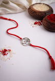 Om Symbol Round Handcrafted Rakhi