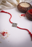 Swastik Square Handcrafted Rakhi