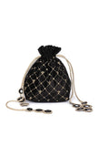 Black Velvet Potli Bag