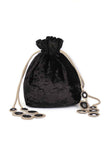 Black Velvet Potli Bag