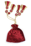 Scarlet Red Potli Bag