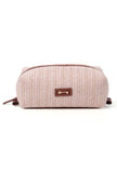 Frost White Sleek Rafia Weave Pouch Bag