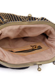 Saira Black Embellished Clutch Bag