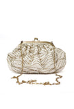 Camaira Golden Embellished Clutch Bag