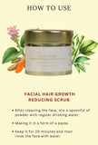 Facial Hair Growth Reducing Scrub