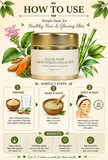 Facial Hair Growth Reducing Scrub