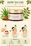 How to use Acne Spot Removing Cinnamon Face Gel step-by-step application and benefits graphic