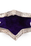 Raqs Silver Finished Sling Bag (6.2"x6"x1.5")