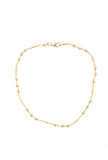 Gold Plated Matar Mala Choker Necklace