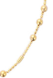 Gold Plated Matar Mala Choker Necklace