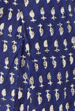 Bagru Paisley Leaf Cotton Maxi Dress