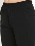 Black Palazzos With Parsi Embroidery