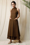 Handcrafted cotton slub kurta