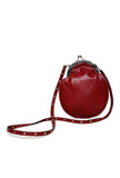 Maroon Cruelty-Free Leather Sling Bag