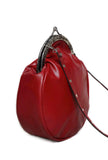 Maroon Cruelty-Free Leather Sling Bag