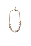 Helena Gold Plated Pearl Necklace