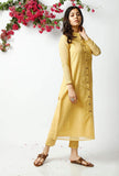 The Mischeivious Yellow Kota Kurta