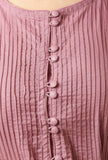 Set of 2: The Trendy Violet Cotton Kurta Matched with Violet Cotton Palazzos
