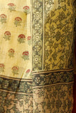 Set of 3: The Mischievious Yellow Cotton Kurta with Matching Dupatta and Pants
