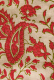 Royal Red Bamboo Fabric Printed Bib
