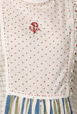 Hand Block Printed Triple Pattern Cotton Dress
