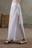 White Cotton Culottes