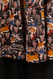 Traditional motif anarkali in cotton