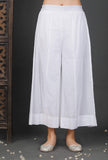 White Cotton Culottes