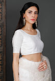 Raw Silk Blouse
