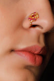Laila 92.5 Sterling Silver Nose Pin