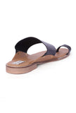 Black Cruelty Free Leather Sandals